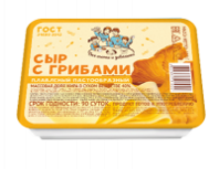 Сыр плавленый ВСЕ ДОВОЛЬНЫ 170г 40% С грибами 1*20