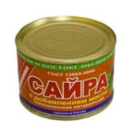 Сайра ПРИМРЫБСНАБ 250г натуральная с д/м 1*48 К026