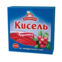 Кисель КУЛИНАР БРУСНИКА 220г брикет 1*16