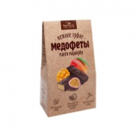 Суфле МЕДОФЕТЫ 150г манго-маракуйя в шоколадной глазури 1*20