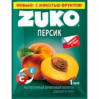 Напиток растворимый ЗУКО 25-30г персик 1*12