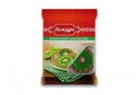 Печенье ЯНТАРНЫЕ СЛАДОСТИ 190г с желе со вкусом киви 1*18 код.1106