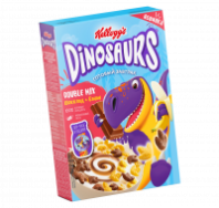 Завтрак сухой  DINOSAURS из злаков Шоколадно-банановый микс  200г 1*10