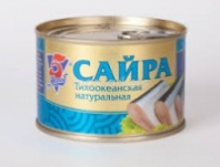 Сайра 5 МОРЕЙ 250г натуральная 1*24