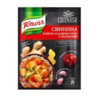 Смесь сухая KNORR НА ВТОРОЕ 37г свинина в кисло-сладком соусе с ананасом 1*21