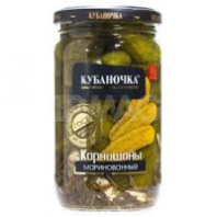 Корнишоны КУБАНОЧКА 360г маринованные 1*12