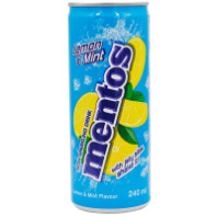 Напиток MENTOS 240мл Лимон и мята ж/б 1*24