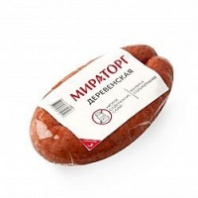 Колбаса ДЕРЕВЕНСКАЯ 350г полукопченая Мираторг 1*6