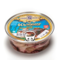 Осьминог 180г в масле подкопченный кусочки 1*24