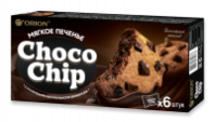 Печенье CHOCOCHIP 120г с кусочками темного шоколада 1*16