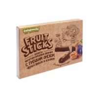 Конфеты FRUITSTICKS 175г с черносливом и грецким орехом в шоколадной глазури 1*12