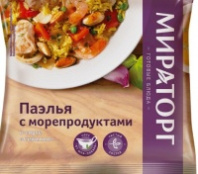 Паэлья МИРАТОРГ 400г с морепродуктами 1*10