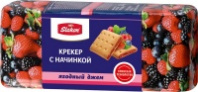 Крекер СЛАКОН 260г с начинкой с ягодным джемом1*20