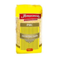 Рис НАЦИОНАЛЬ 900г Золотистый 1*12