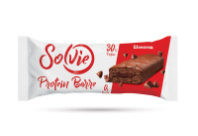 Батончик SOLVIE 50г в глазури со вкусом и начинкой Шоколад 1*24