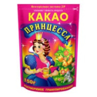 Какао-напиток ПРИНЦЕССА 150г д/пак 1*12