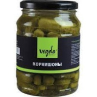 Корнишоны Vegda product 720мл ГОСТ ст/б 1*8