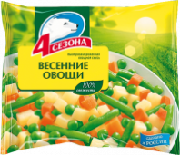 Овощи весенние 4 СЕЗОНА 400г 1*20