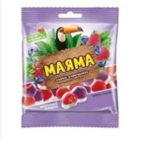 Мармелад жевательный МАЯМА 70г Малина черника со сливками 1*50 
