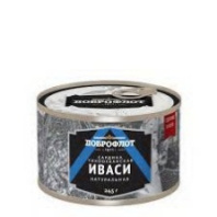 Сардина ДОБРОФЛОТ 210-245г Копченная иваси т/о ндм ключ 1*24 К972