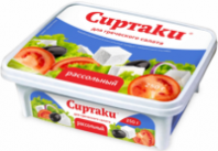 Сыр рассольный СИРТАКИ 55% 250г Original пл/уп 1*8
