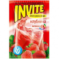 Напиток растворимый ИНВАЙТ 12г клубника 1*24