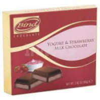 Конфеты BIND 80г молочный вкус йогурта и клубники 1*12