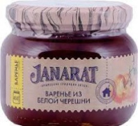 Варенье Janarat 450г из белой черешни 1*8
