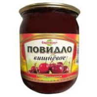 Повидло ЕВРОФУД 600г вишневое ГОСТ 1*8