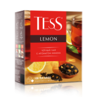 Чай TESS Лимон (1,7гх100п) черный саше 1*18 2039-18