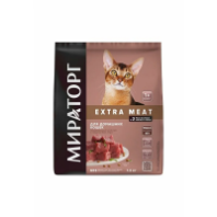 Корм МИРАТОРГ д/кошек домашних 1,2кг Black Angus с говядиной старше года 1*6