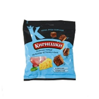 Сухарики КИРИЕШКИ 40-50г ветчина и сыр 1*60 арт.БС106