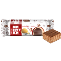Вафли МИНУТКИ 165г африканские со вкусом пломбира 1*24 код.01485