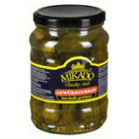 Огурцы MIKADO 720мл маринованные 1*12