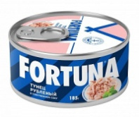 Тунец FORTUNA 185г рубленый в соб.соку 1*24