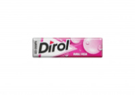 Резинка жевательная DIROL 13,6г Бабл гам со вкусом мяты и фруктов 1*30