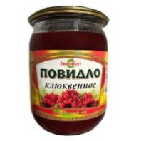 Повидло ЕВРОФУД 600г клюквенное ГОСТ 1*8