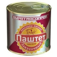 Паштет БУРЯТМЯСОПРОМ ЗАКУСОЧНЫЙ 240/250г мясной СТО 1*30