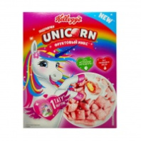 Завтрак сухой KELLOGG'S UNICORN 200/220г подушечки со вкусом Фруктовый микс 1*9