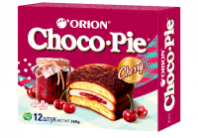Пирожное CHOCO PIE Orion 360г Вишня 1*8