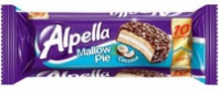 Печенье-сэндвич ALPELLA Coconut 300г покрытое глазурью с маршмэллоу 1*12