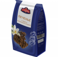 Печенье РОДИНА 210г С какао и шоколадной крошкой 1*14