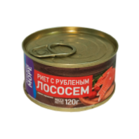 Риет из рубленого лосося ЛУНСКОЕ МОРЕ 120г ж/б 1*18