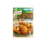 Смесь сухая KNORR НА ВТОРОЕ 27г сочная курица с чесноком и травами 1*24