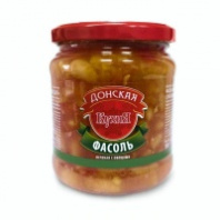 Фасоль ДОНСКАЯ КУХНЯ 500г белая печеная с овощами ст/б 1*8