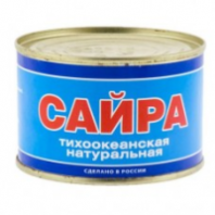 Сайра ЛАГУНА ДВ 240г натуральная в масле 1*48