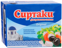 Сыр рассольный СИРТАКИ 55% 200г Original 1*15