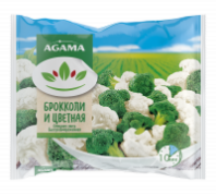 Брокколи и цв. капуста АГАМА 400г 1*14