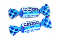 Конфеты СО ВКУСОМ СГУЩЕНОЕ МОЛОКО Ламзурь 1*5 код 1029