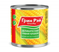 Кукуруза GREEN RAY 425мл ГОСТ в заливке без ключа 1*12